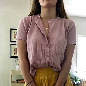 Vintage pink sweater tee